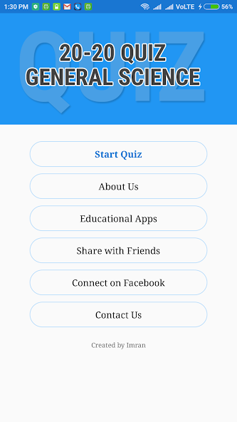 20-20 Quiz General Science
