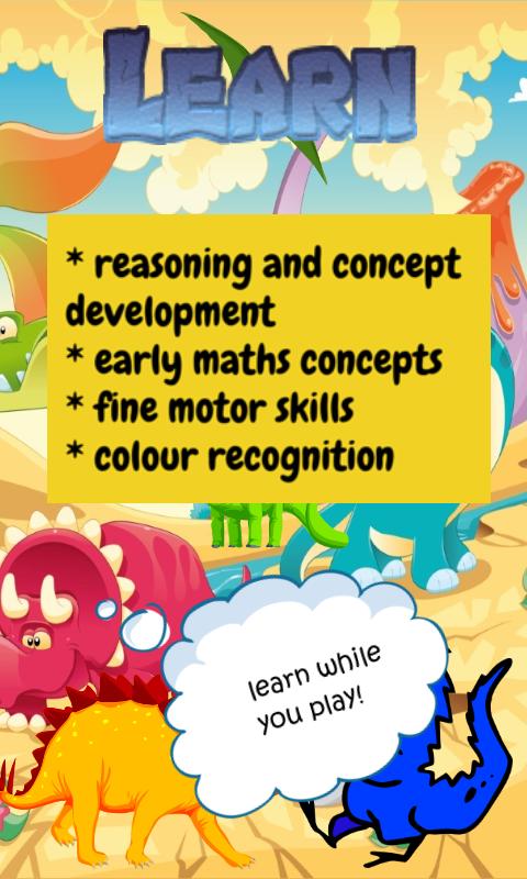 Toddler Dinosaur Games Free