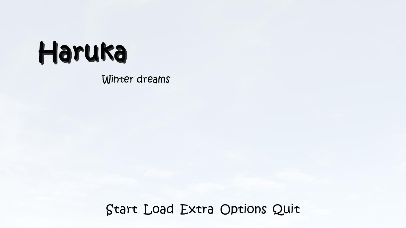 Haruka, winter dreams - kinetic novel