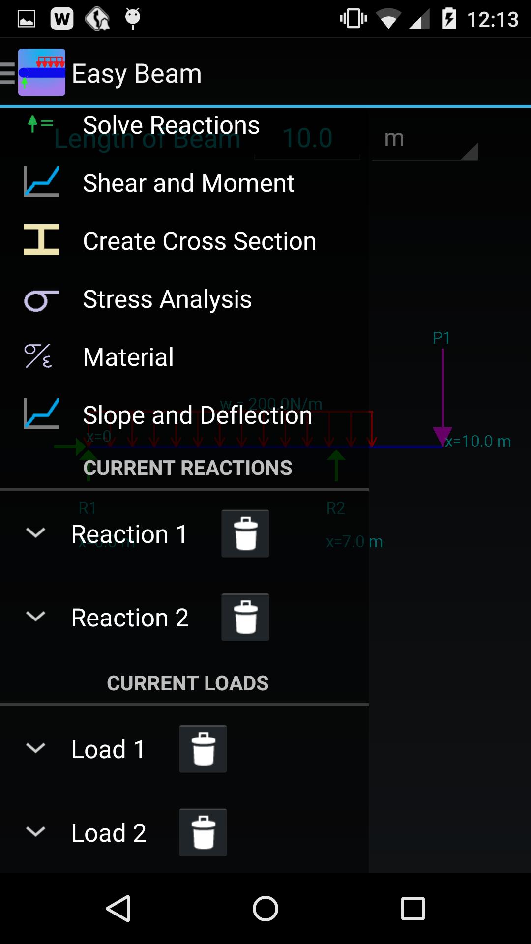 Easy Beam Analysis