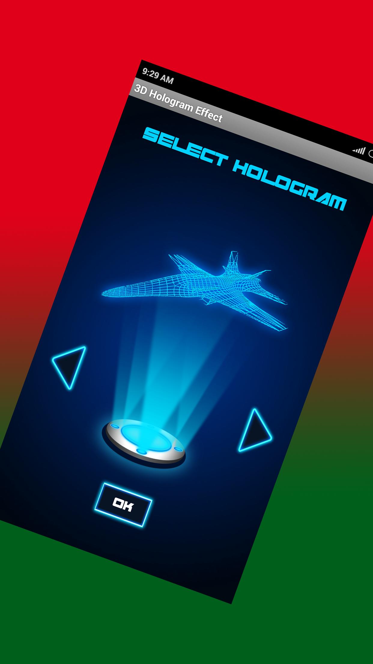 3D Hologram Effect