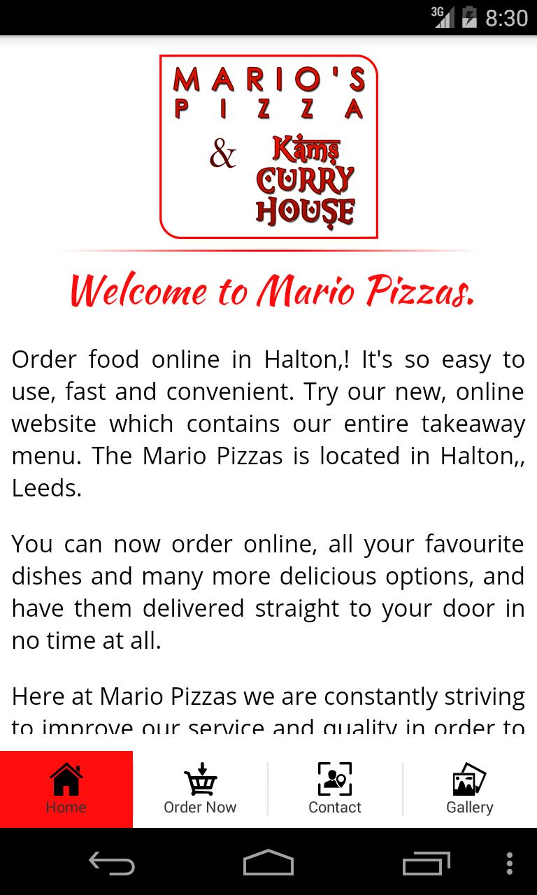 Mario Pizzas