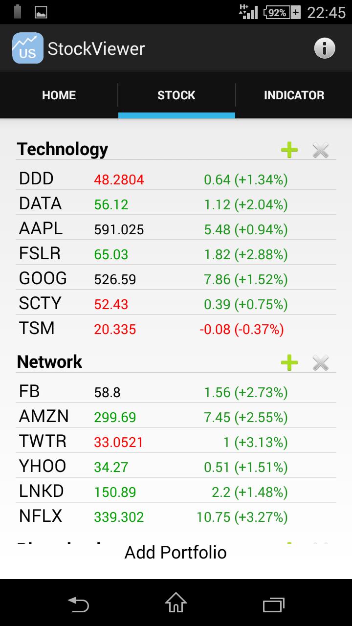 US Stock Viewer