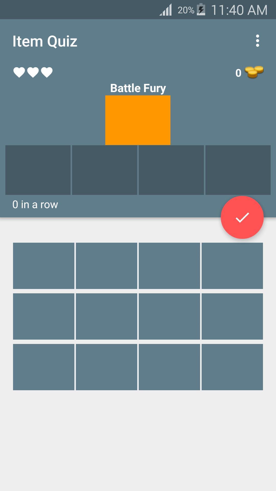 Shopkeeper Quiz