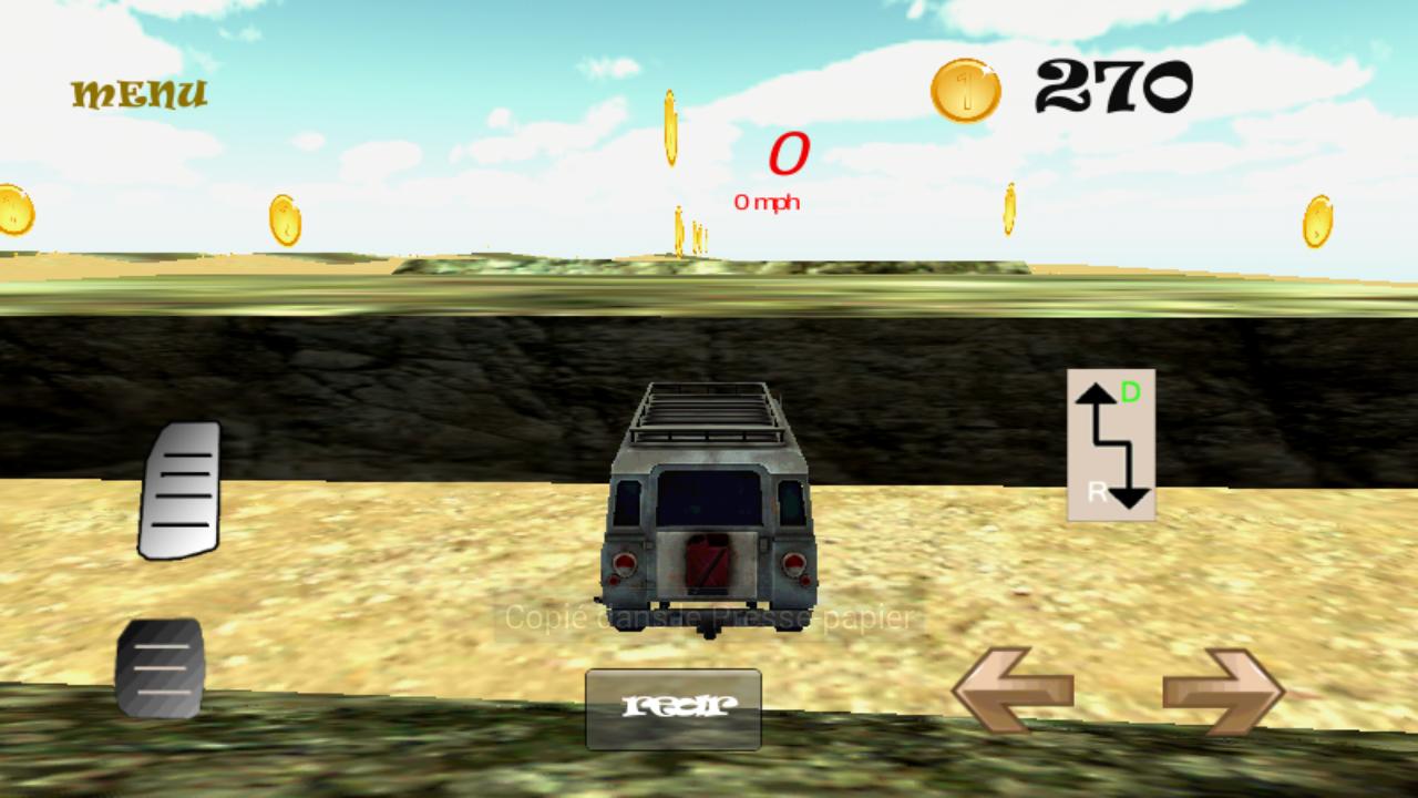 off road desert race and drift