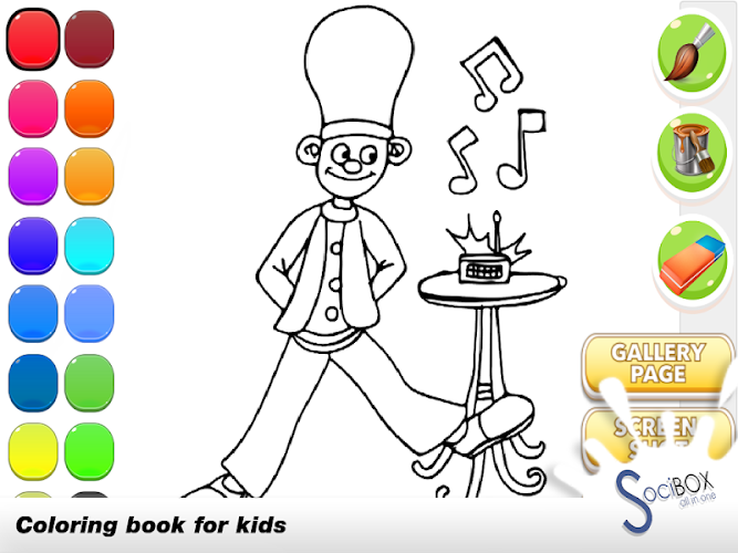 Clown Coloring Book