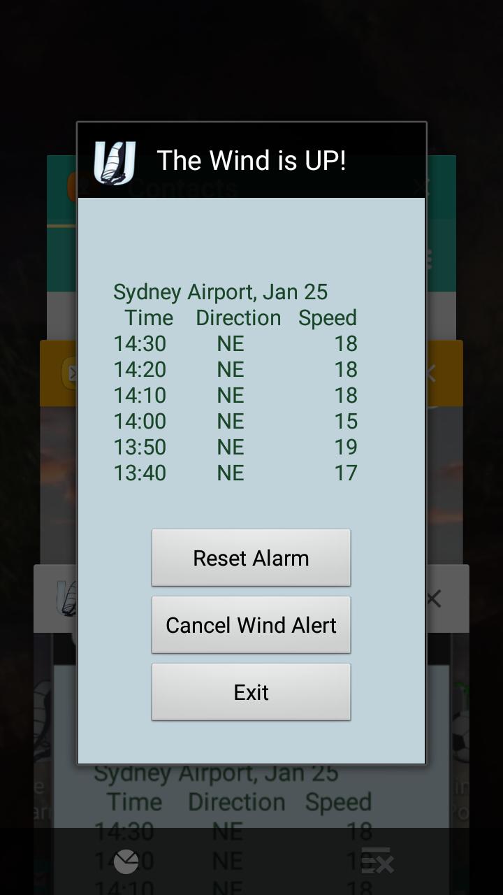 Simple Wind Alarm