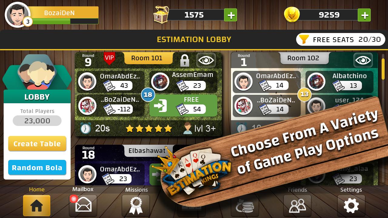 Estimation Kings