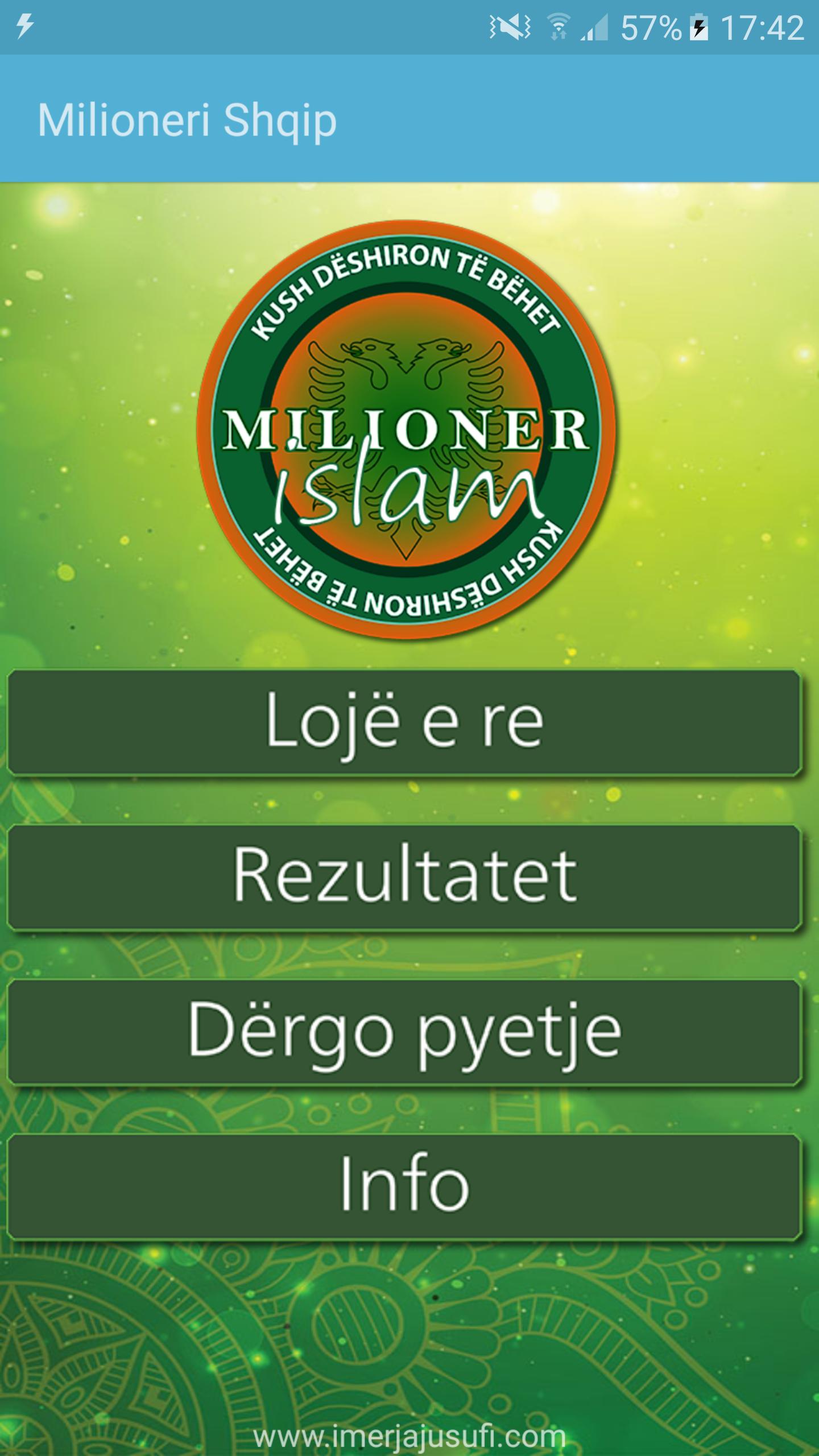Milioneri Islam Shqip