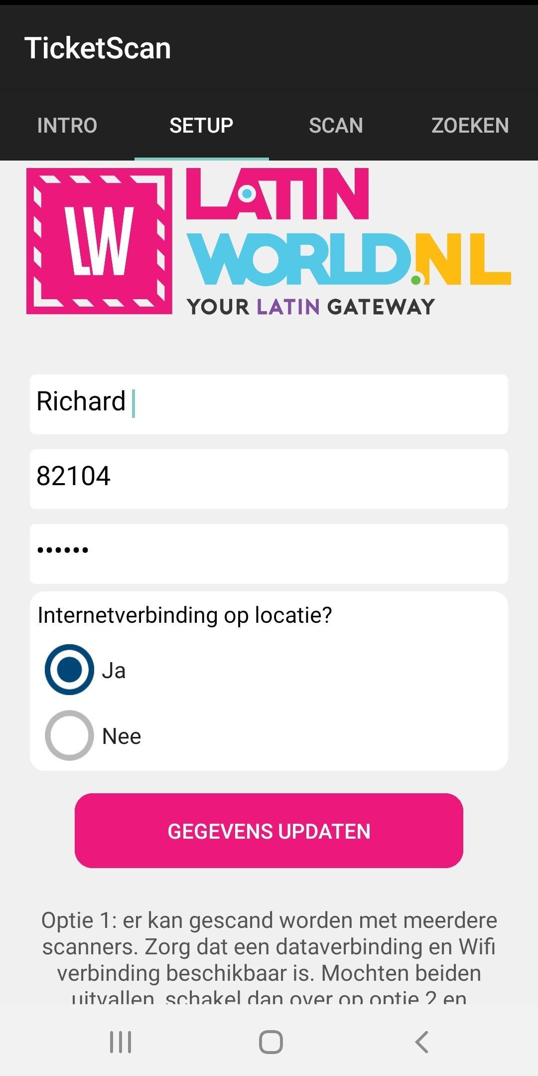 TicketScan App