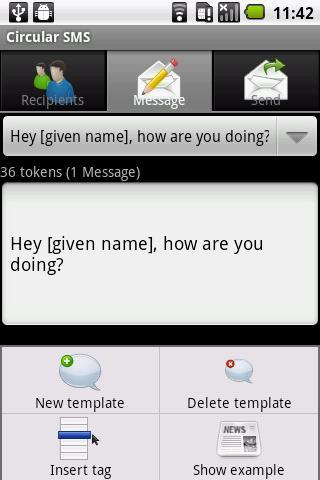 Circular SMS Lite