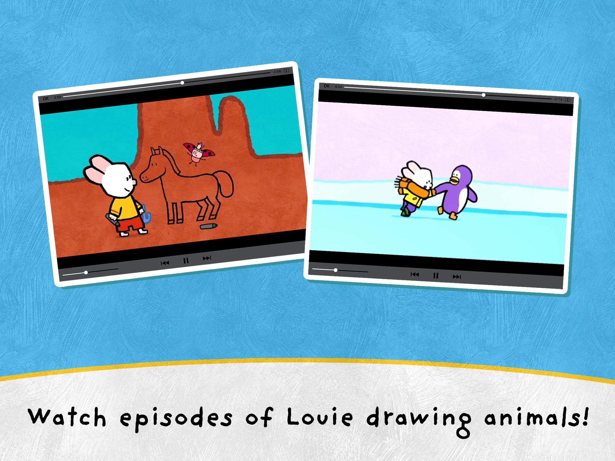 Louie Draw Me Animals