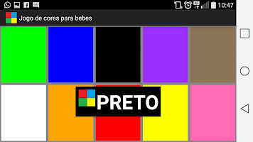 Aprendendo cores bebes