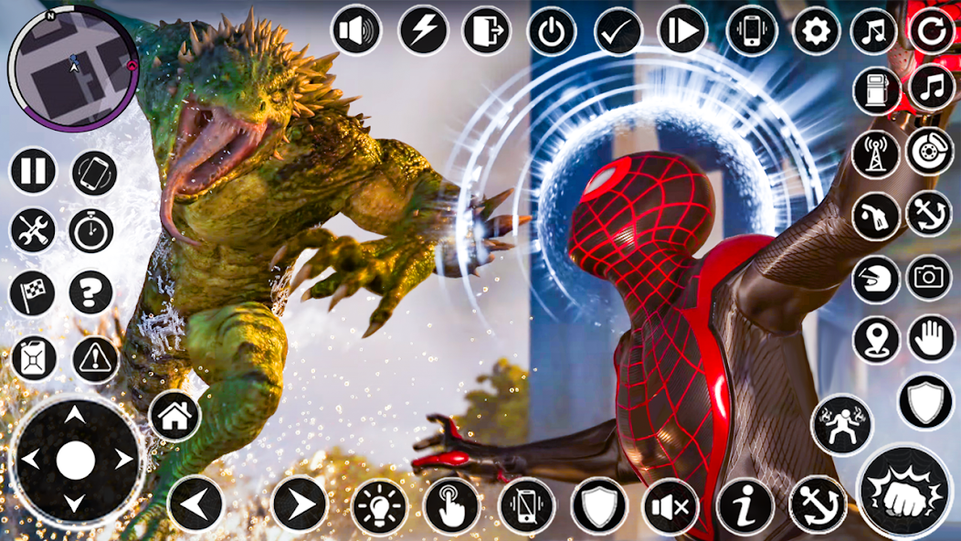 Black Spider Super hero Games
