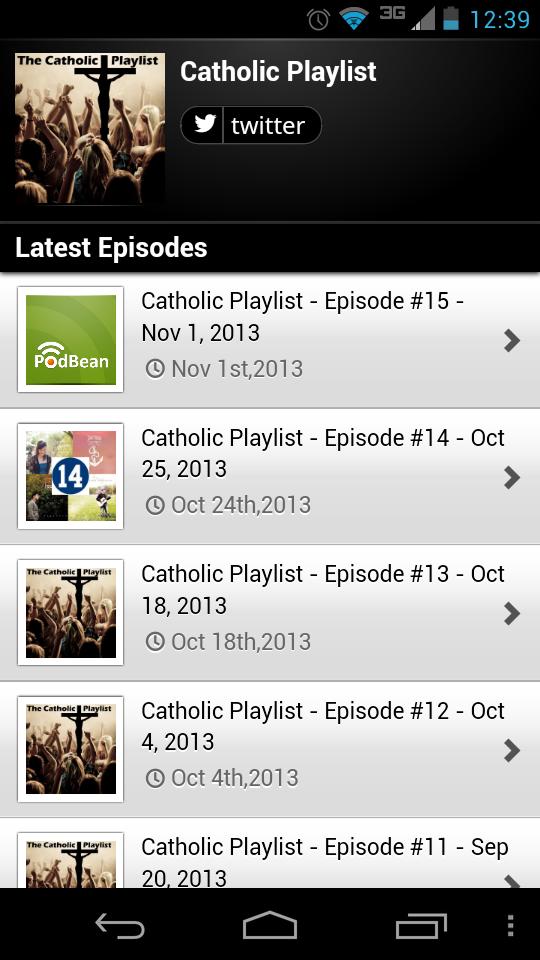 Catholic Playlist