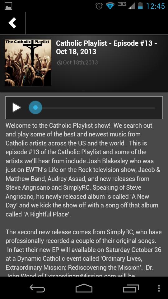 Catholic Playlist