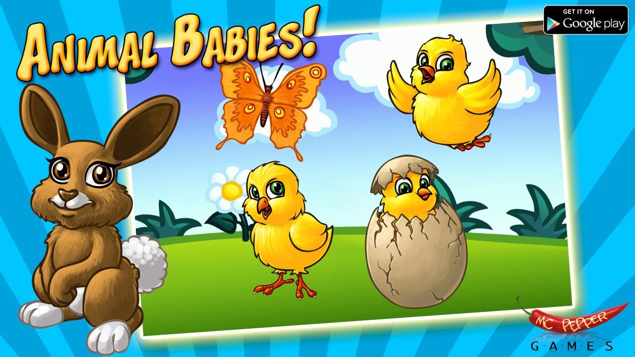 Animal Babies - The best animals puzzle for kids
