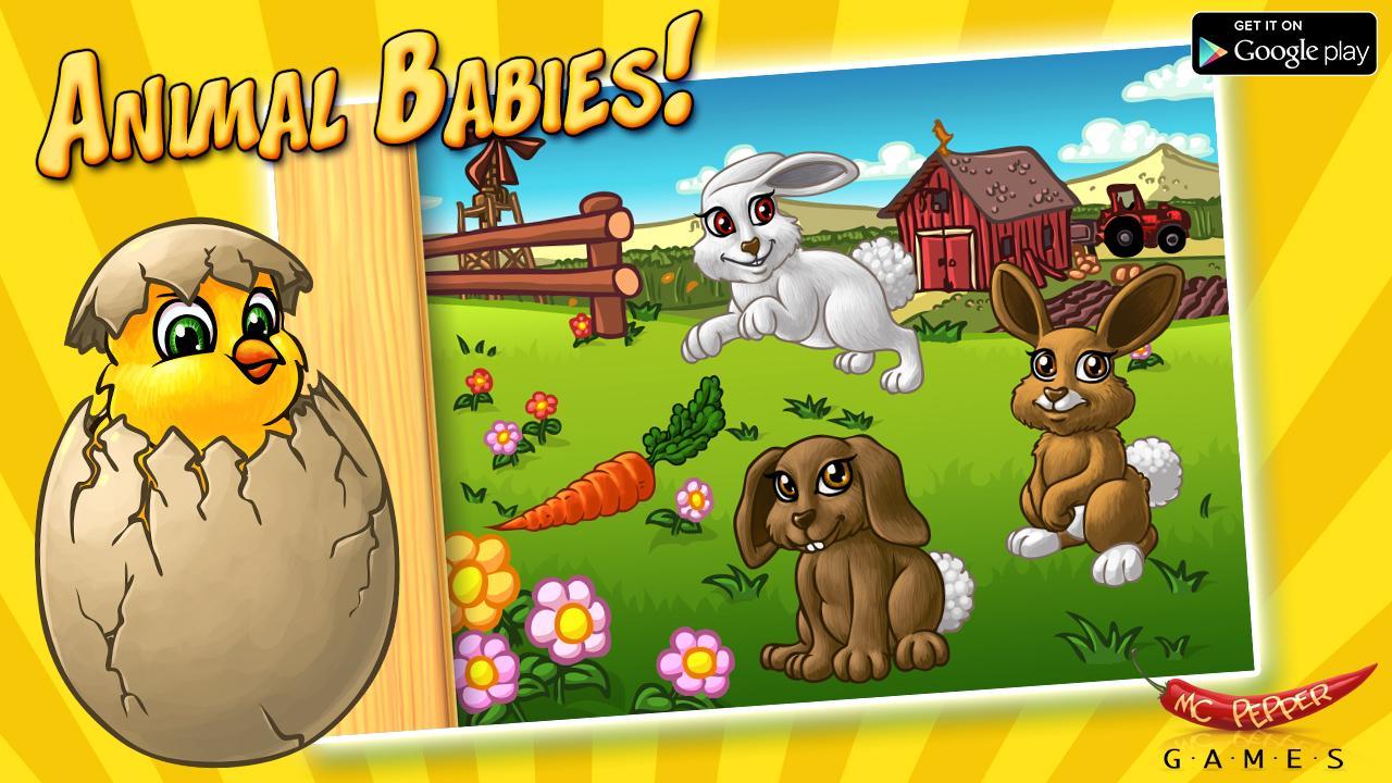 Animal Babies - The best animals puzzle for kids