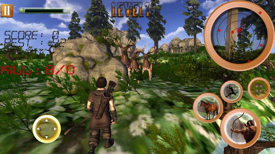 Jungle Animals Hunting Archery
