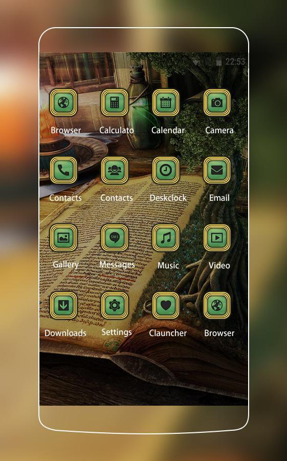 Fantasy Magic Forest Theme: Dark Green