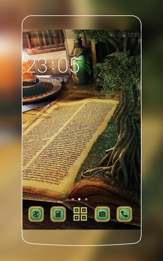 Fantasy Magic Forest Theme: Dark Green