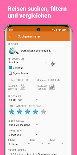 Pauschalreisen, Hotels & FeWo