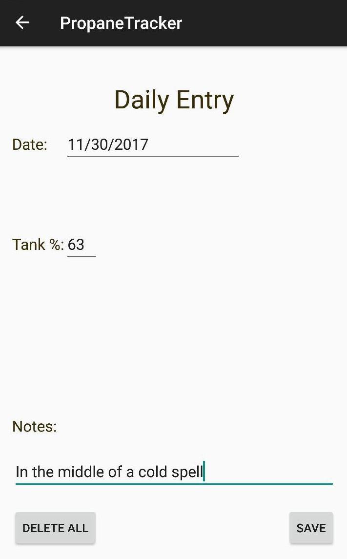 Propane Tracker