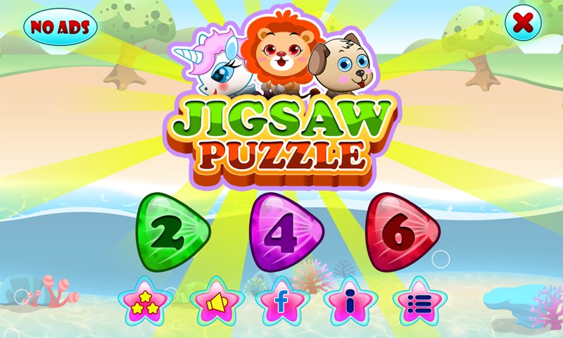 Animal jigsaw, fruit jisaw