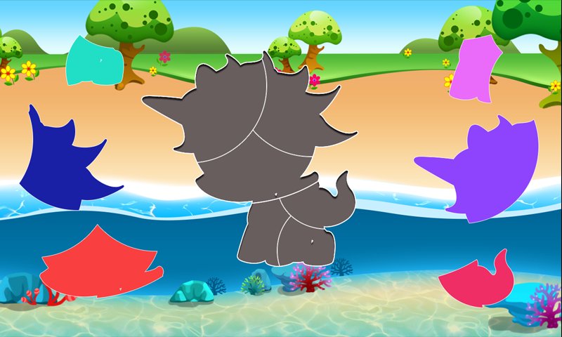 Animal jigsaw, fruit jisaw