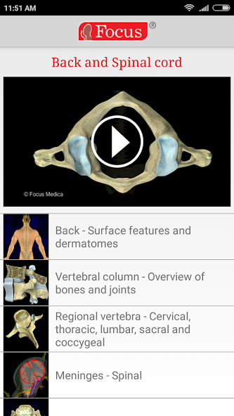 BACK AND SPINAL CORD - ATLAS