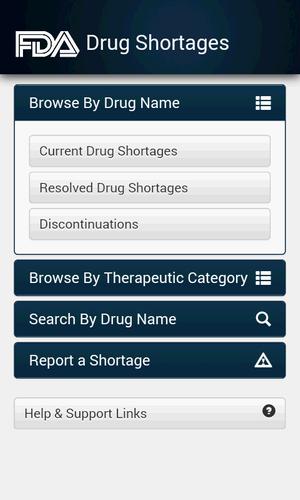 Drug Shortages