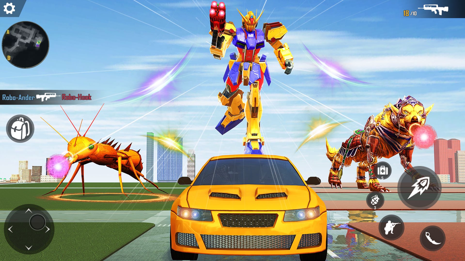 Fox Robot Transforming Games