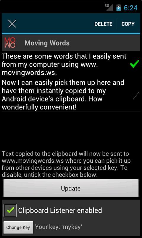 Moving Words