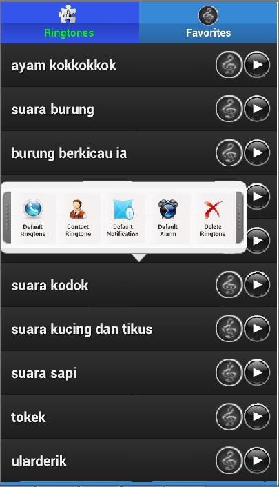nada sms lucu binatang