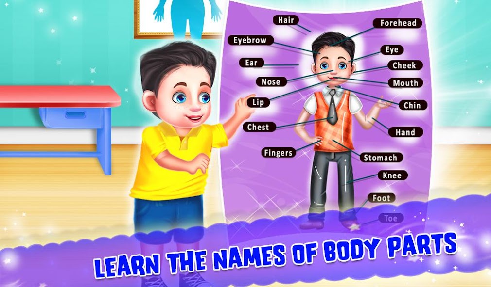Kids Learning Human Bodyparts