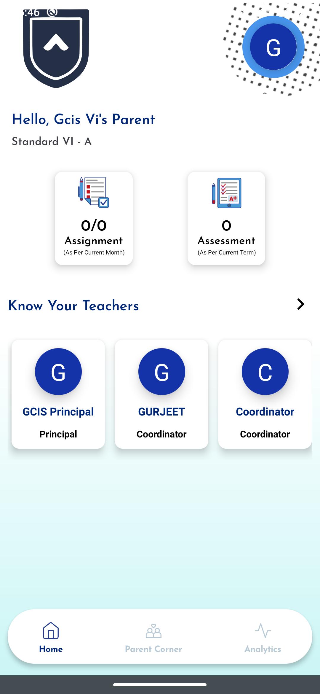 GCIS Parent