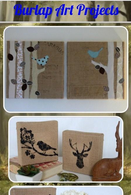 Burlap Art Projects
