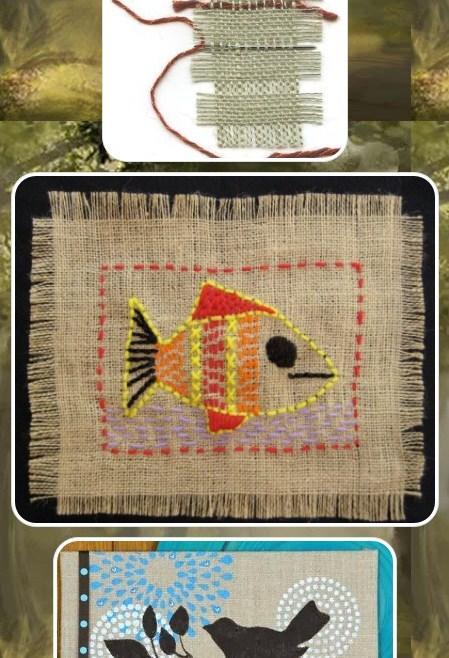 Burlap Art Projects