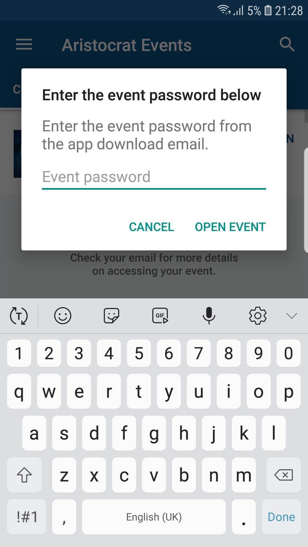 Aristocrat Events