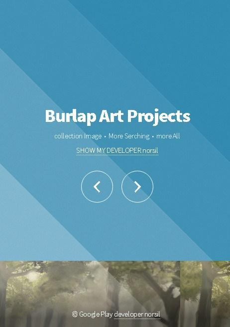 Burlap Art Projects