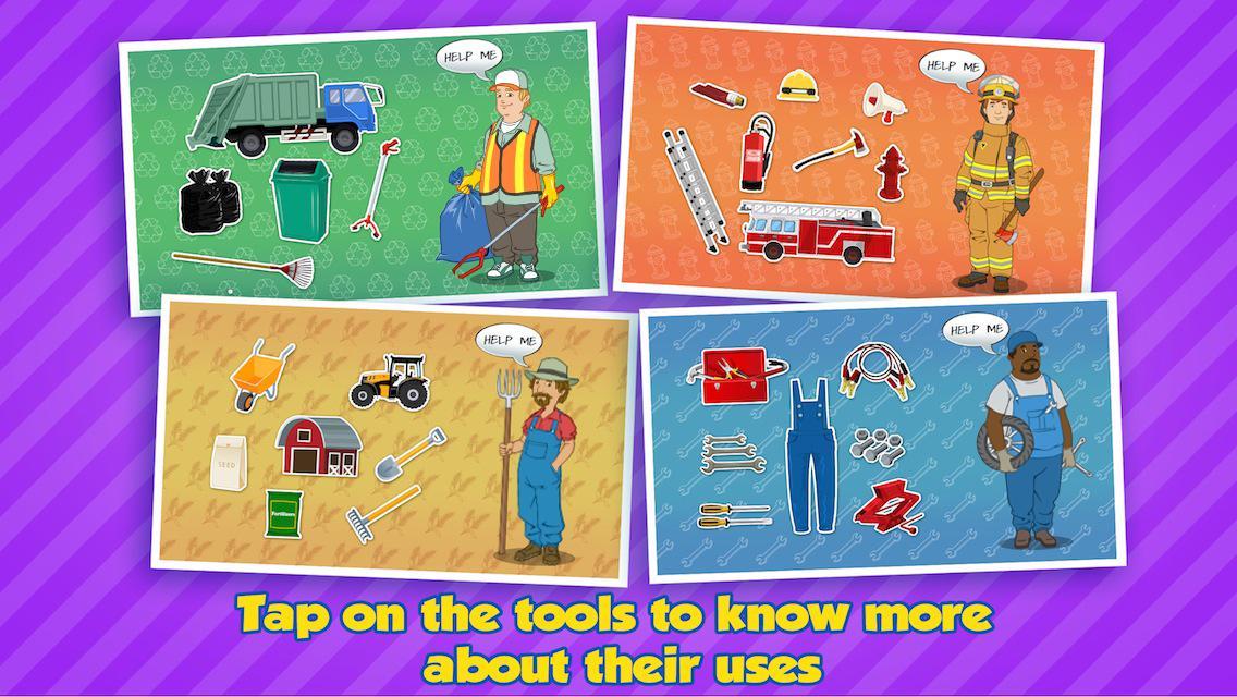 Community Helpers - Educational App for Kids