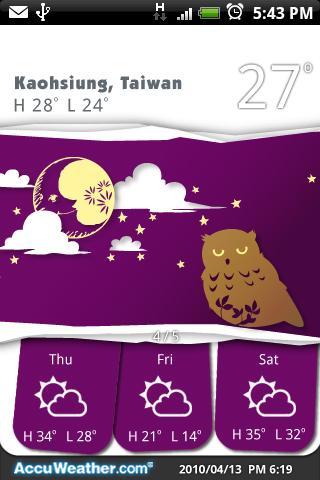 9s-Weather Theme+(PaperCut)