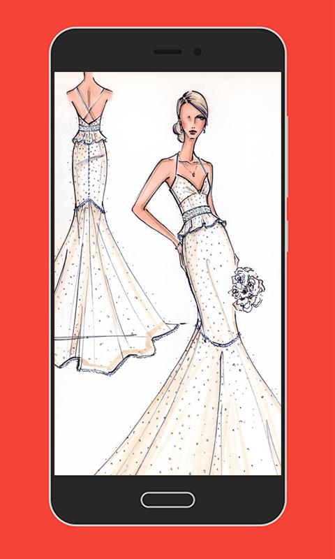 Wedding Dress Design Sketches