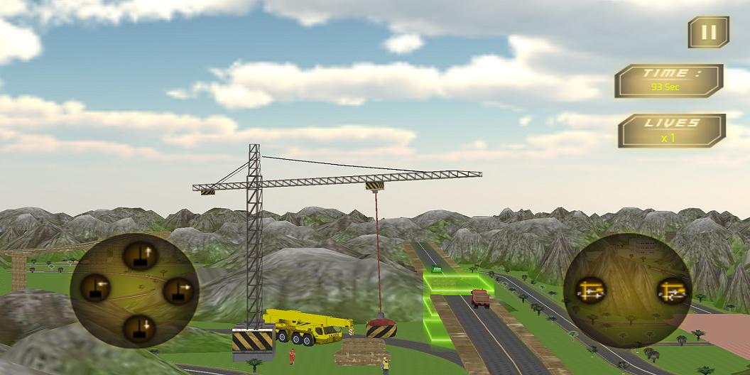Bridge Construction Crane Op