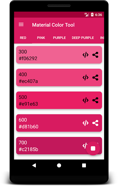 Material Color Tool