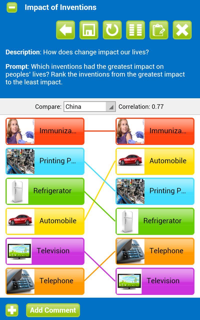 Visual Ranking App