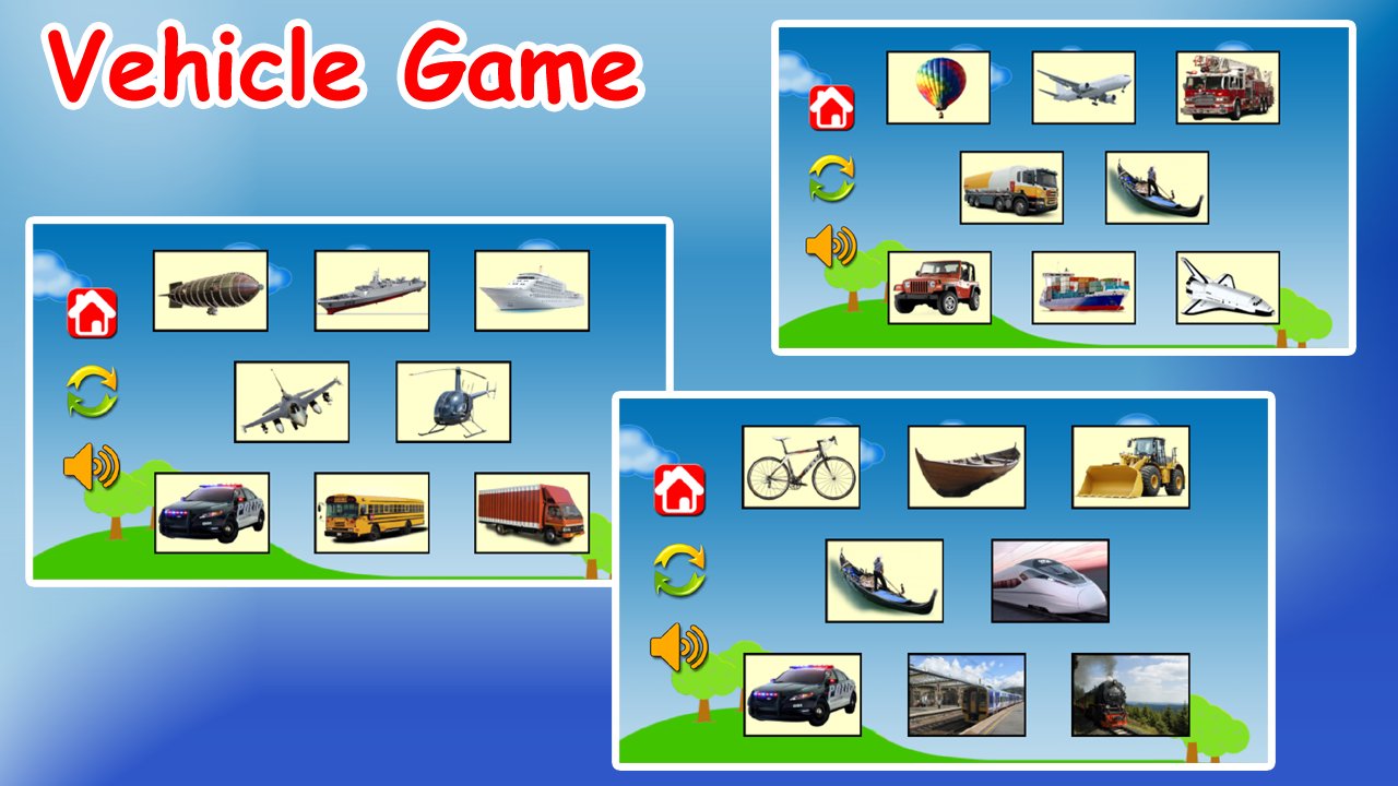Vehicles Learning App for Kids & Toddlers