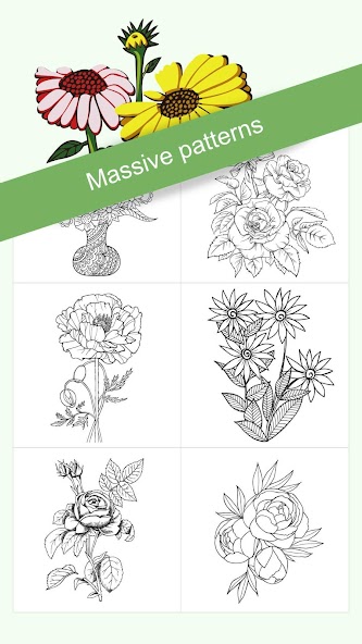 Flowers Coloring Books