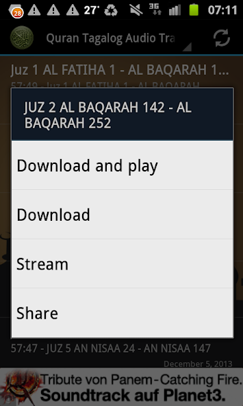 Quran Tagalog Translation MP3