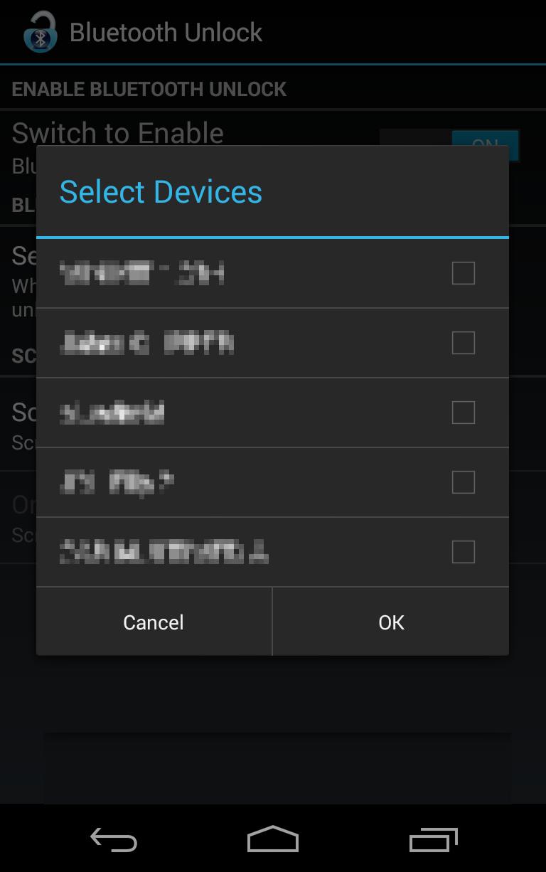 Bluetooth Unlock